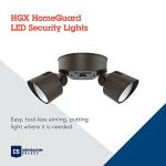 Lithonia HomeGuard 2-Light LED Outdoor Flood Lights