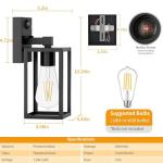 2 Pack Waterproof Motion Sensor Outdoor Lights