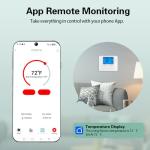 Smart WiFi Thermostat with APP Control and Programming