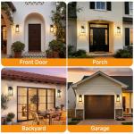 SHINE HAI Dusk to Dawn Outdoor Wall Light