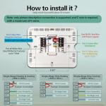 Smart WiFi Thermostat with APP Control and Programming