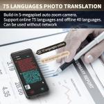 AI Language Translator Device, 2026 Upgraded VORMOR Translator No WiFi Needed, Support ChatGPT, Instant Two-Way 150 Languages Translation, Offline/Photo Translation for Business Travel