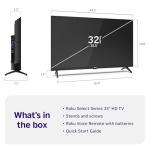 Roku 32-Inch Smart LED TV with Voice Remote