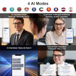 AI Smart Glasses with Translation and Bluetooth Speakers