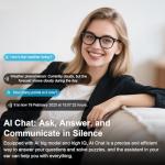 AI Smart Glasses with Translation and Bluetooth Speakers