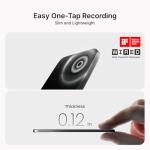 Comulytic Note Pro AI Voice Recorder, Unlimited Transcribe & Summarize, AI Note Taking Recording Device w/Case, App Control, 113 Languages for Calls, Meetings, Lectures, Interviews, Black