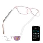 AI Glasses for Women, Bluetooth Glasses with 164 Languages Real-Time Translation, Color-Changing Lenses, Lightweight Thin Temples Free App, Stylish Wearable Tech Glass for Travel & Everyday Wear