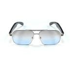 Smart Bluetooth Sunglasses, AI Translation, Wireless Music Audio, Hands-Free Calls, Voice Control, UV Protection (Blue)