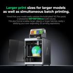 Creality K2 Plus Combo 3D Printer, Multi Color Printing with New CFS 600mm/s High-Speed Full Auto-Leveling Dual Al Camera Next-Gen Direct Drive Extruder Large Build Volume 13.78x13.78x13.78inch