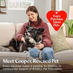 Bissell FlexClean FurForce Robot Vacuum & Mop with No Tangle Pet Brush Roll, LiDAR Navigation & Liftable Pad for Pet Hair Removal on Hard Floors & Rugs, 180min Runtime 60-Day Dust Collection, 4270L