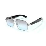 Smart Bluetooth Sunglasses, AI Translation, Wireless Music Audio, Hands-Free Calls, Voice Control, UV Protection (Blue)