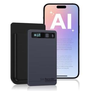 AI-Powered Smart Voice Recorder, Instant Transcription for Meetings, Lectures & Interviews with Playback, App Control, Transcribe & Summarize with AI Technology, 152 Languages, 64GB Memory