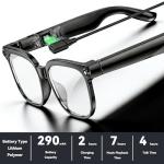 AI Smart Glasses with Camera,8MP Camera Glasses,1080P Anti-Shake Video Recording, Real Time Translation,AI Voice Assistant,Object Recognition,Bluetooth Sunglasses for Men Women(Photochromic Lenses)