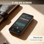 AI Language Translator Device, 2026 Upgraded VORMOR Translator No WiFi Needed, Support ChatGPT, Instant Two-Way 150 Languages Translation, Offline/Photo Translation for Business Travel