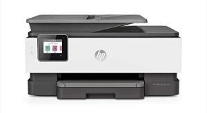 HP OfficeJet Pro 8025 All-in-One Wireless Printer, Smart Home Office Productivity, Instant Ink, Works with Alexa (1KR57A)