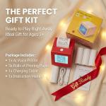 KYWYOYOU AI Sticker Printer for Kids, Voice-Activated Mini Thermal Printer with Smart AI Image Generator for Learning & DIY, Portable Sticker Maker Machine Compatible with iOS & Android.