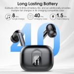 Ai Translation Earbuds Real Time, Simultaneous Interpretation Translator Earbuds with 6 Translation Modes/164 Languages, No Subscription Translatior Headphones,40H Audifonos Traductores Inglés Español