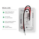 Mysa Smart Thermostat for Electric Baseboard Heaters 240V | Remote Control with 100% Free APP | Easy Install | HomeKit, Alexa, Google Home | Wi-Fi Programmable | Temp. & Humidity Alerts