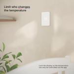 Mysa Smart Thermostat for Electric Baseboard Heaters 240V | Remote Control with 100% Free APP | Easy Install | HomeKit, Alexa, Google Home | Wi-Fi Programmable | Temp. & Humidity Alerts