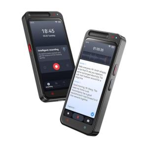 80GB AI Voice Recorder with Playback, Aluminum Alloy Body, Full Touch Screen, AI Transcription, Smart Summary, Multi-Language Translation, Portable Audio Recorder for Meetings, Lectures, Interviews