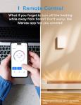 meross Matter Smart Thermostat for Electric Baseboard Heater, Works with Alexa, HomeKit, Google, SmartThings, Programmable WiFi Thermostat for House, Energy Saving, App & Voice Control for Smart Home