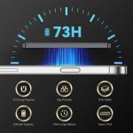 Magnetic AI Voice Recorder-73H Battery, Transcribe&Summarize with AI Noise Cancellation, USB-C Charge Recording Device, 64GB Audio Recorder for Lectures, Meetings, Calls, Interviews, 112 Languages