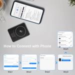AI Voice Recorder Free Chat GPT-4o AI Hours, Wireless Transcription Device, Speech to Text, Smart AI Note Taking Assistant. 59 Language Translator, AI Transcribe & Summarize Lectures, Meetings, Calls