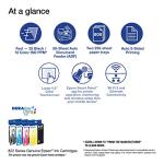 Epson Workforce Pro WF-4830 Wireless All-in-One Printer, Auto 2-Sided Print Copy, Scan/Fax, 50-Page ADF, 500-sheet Paper Capacity, and 4.3" Color Touchscreen, Works with Alexa - Black