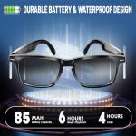 AI Smart Glasses for Men & Women – Powered by ChatGPT, 164+ Languages Translation and Photochromic Lens, Meeting Assistant, Bluetooth Glasses w/ Music & Hands-Free Calling, UV & Blue Light Protection