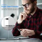 128GB AI Digital Voice Recorder - Voice Activated Audio Recorders, Voice Recording Device with Playback, Portable Taking Device with Noise Reduction, Smart Recorder for Meeting/Course/Lectures