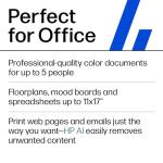 HP OfficeJet Pro 9720e Wide Format Wireless All-in-One Color Inkjet Printer, Print, scan, Copy, ADF, Duplex Printing Best for Office, 3 Month Instant Ink Trial Included, AI-Enabled (53N95A)
