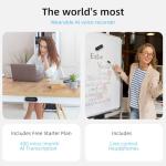 128G Magnetic AI Voice Recorder,Smart Audio Recorder with GPT-5 Summary,1-Month Continuous Recording, Noise Cancel,Magnetic Portable Recording Device for Lectures, Meetings