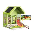 Birdfy Smart Bird Feeder with Camera, Durable Metal Feeders for Outdoors, Auto-Identify & Record Video, Instant Alert, Live Bird Watching Camera Solar, Gifts for Backyard Birder (AI Lifetime Free)