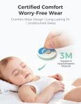 Momcozy Wearable Digital Thermometer for Baby, Medical-Grade Accurate Smart Thermometer, Instant Reads, APP Real-time Monitoring for Infants & Kids, Hypoallergenic 3M Stiker,Bluetooth, Green