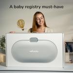 Woddle Multifunctional Smart Baby Changing Pad with Medical Grade Scale for Critical Weight Monitoring + AI App, Noise Machine, Warmer, Night Light, Touchscreen Tracker, All-in-One