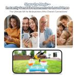 juzjuly Smart Bird Feeder with Camera - Solar Powered Birdfeeder Cam 2K HD AI Smart Identify Bird Species, Instant Arrival Alerts，Auto Record BirdVideo, Two-Way Audio, Gift for Birds Lover