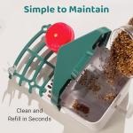 Happy Birdy Smart Bird Feeder with Camera - 2.5K HD Video, Wild Bird Feeder with Wall Mount & Pole Strap Kit, Free AI App IDs 10K+ Birds, Solar Power Panels, Infrared Night Vision, Weatherproof IP67