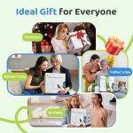 HARYMOR Smart Bird Feeder with Camera Solar Powered, Birdfeeder Cam for Outside, AI Species Identify, 2K Live View, Instant Arrival Alerts, Bird Lover Gifts, Blue