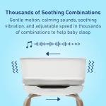 Graco SmartSense Soothing Baby Bassinet – Smart Newborn Bassinet Detects and Automatically Responds to Baby's Cries – for Newborn Babies to 6 Months