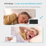 ieGeek Baby Monitor with 2 Cameras, 5" Screen & 1080P Cameras & Free Smart App Split Screen Dual Baby Monitor, Upgraded Night Vision/PTZ/2-Way Audio/Auto Tracking Detection Notification and Alert