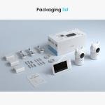 ieGeek Baby Monitor with 2 Cameras, 5" Screen & 1080P Cameras & Free Smart App Split Screen Dual Baby Monitor, Upgraded Night Vision/PTZ/2-Way Audio/Auto Tracking Detection Notification and Alert