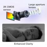 VTech Smart WiFi Baby Monitor with 2 Cameras, 1080p FHD Video, Free App with Motion Videos, Sound/Motion Alerts, 7" IPS Split‑Screen Display, Pan‑Tilt‑Zoom, Dual‑Room Monitoring – Smart HQ Max Twin