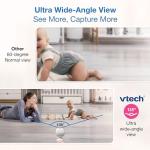VTech Smart WiFi Baby Monitor with 2 Cameras, 1080p FHD Video, Free App with Motion Videos, Sound/Motion Alerts, 7" IPS Split‑Screen Display, Pan‑Tilt‑Zoom, Dual‑Room Monitoring – Smart HQ Max Twin