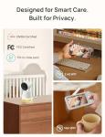 Dr.Care LumiView Smart WiFi Baby Monitor with Clip Mount - 5" 1080P FHD & 2K Camera App Control, Privacy Mode, 5000mAh Removable Battery, Cry & Motion Alerts, HD Night Vision, RGB Night Light