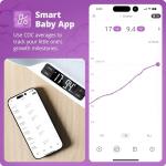 Greater Goods Smart Bluetooth Baby Scale with in-House Algorithm for Wiggly Babies, Infants, and Toddlers