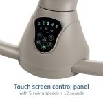 Maxi-Cosi Cassia Smart Baby Swing for Infants, Portable Foldable Swing with Music, 360 Rotation, 5 Speeds, 12 Melodies, EcoCare Fabric, Auto Motion Sensor, 2 Reclines, Truffle