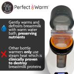Baby Brezza Smart Baby Bottle Warmer, Breastmilk Warmer + Defroster – Free App - Different Temperatures for Breastmilk + Formula - Universal Fit for All Bottles + Milk Bags - Calentador de Biberones
