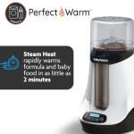 Baby Brezza Smart Baby Bottle Warmer, Breastmilk Warmer + Defroster – Free App - Different Temperatures for Breastmilk + Formula - Universal Fit for All Bottles + Milk Bags - Calentador de Biberones