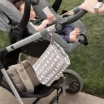 Tiny Twinkle Portable Diaper Changing Pad | Waterproof, Wipeable & Compact Baby Changing Pad for Travel | Smart Wipes Pocket & Organized Storage| Newborn Shower Gift (Luna)