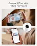 eufy Security Baby Monitor E20 with 2K HD Camera, 5'' 720p Display, Hybrid Wi-Fi & No Wi-Fi Connection, Pan-Tilt, 4X Zoom, Portable Camera with Built-in Battery, 24/7 Recording in App, ANR